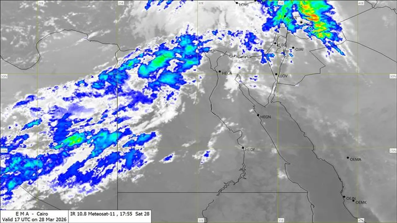 الأرصاد تحذر من نشاط الرياح والأتربة مع هطول أمطار على 4 مدن ساحلية